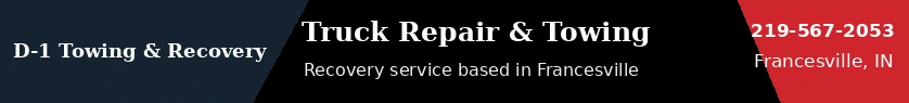 D-1 Towing & Recovery premium banner