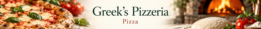 Greek's Pizzeria premium banner