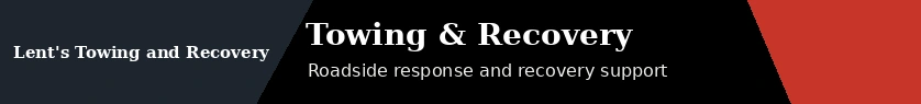 Lent's Towing and Recovery premium banner