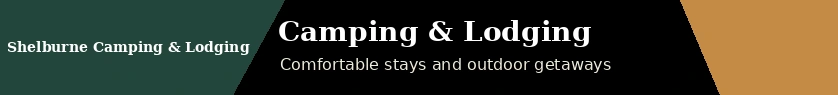 Shelburne Camping & Lodging premium banner